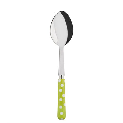 Sabre Paris White Dots Lime Serving Spoon