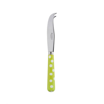 Sabre Paris White Dots Lime Small Cheese Knife