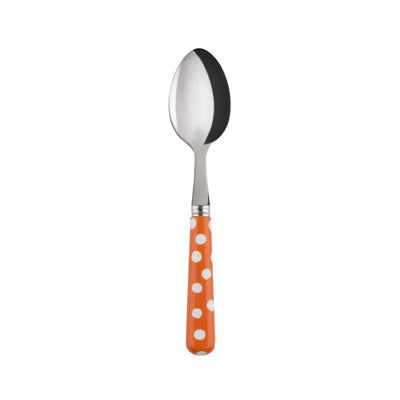 Sabre Paris White Dots Orange Demi-tasse Spoon