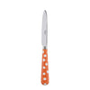 Sabre Paris White Dots Orange Dessert Knife