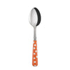 Sabre Paris White Dots Orange Dessert Spoon