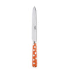 Sabre Paris White Dots Orange Dinner Knife