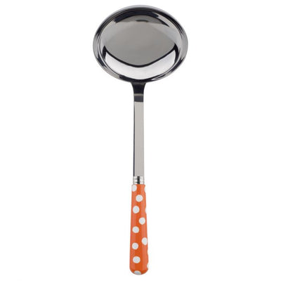 Sabre Paris White Dots Orange Ladle