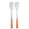 Sabre Paris White Dots Orange Salad Set