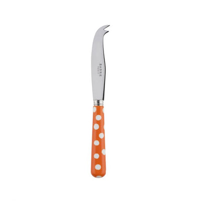 Sabre Paris White Dots Orange Small Cheese Knife