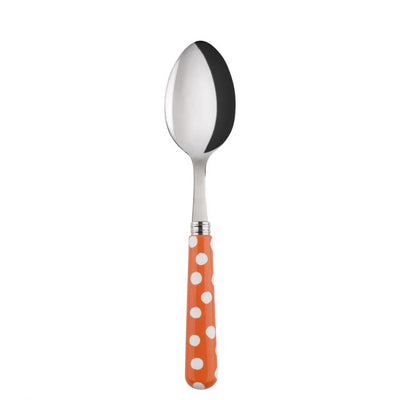 Sabre Paris White Dots Orange Soup Spoon