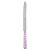 Sabre Paris White Dots Pink Bread Knife