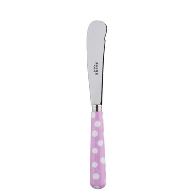 Sabre Paris White Dots Pink Butter Knife