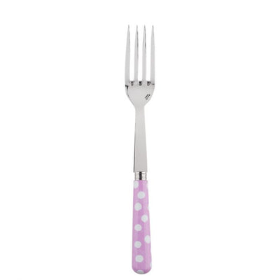 Sabre Paris White Dots Pink Serving Fork
