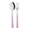 Sabre Paris White Dots Pink Serving Set