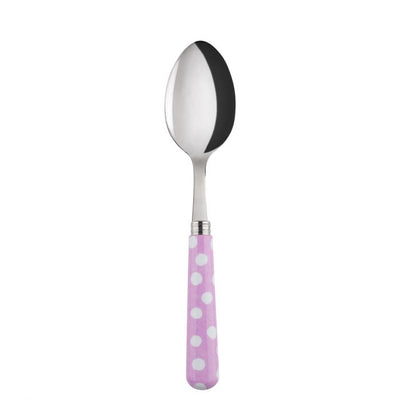 Sabre Paris White Dots Pink Soup Spoon