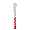 Sabre Paris White Dots Red Butter Knife