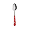 Sabre Paris White Dots Red Demi-tasse Spoon
