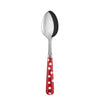 Sabre Paris White Dots Red Dessert Spoon
