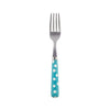 Sabre Paris White Dots Turquoise Cake Fork