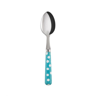 Sabre Paris White Dots Turquoise Demi-tasse Spoon