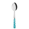 Sabre Paris White Dots Turquoise Serving Spoon