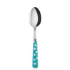 Sabre Paris White Dots Turquoise Soup Spoon