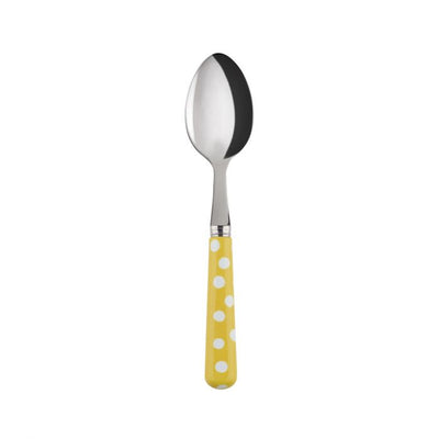Sabre Paris White Dots Yellow Demi-tasse Spoon