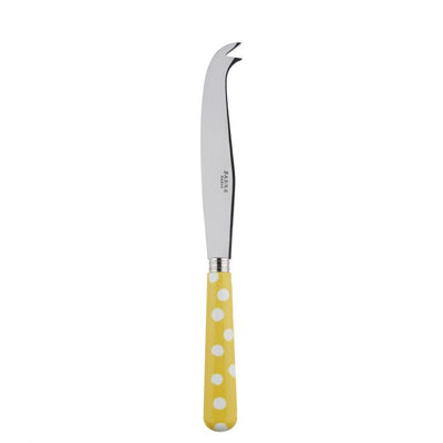 Sabre Paris White Dots Yellow Large Cheese Knife