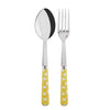 Sabre Paris White Dots Yellow Serving Set