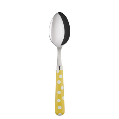Sabre Paris White Dots Yellow Soup Spoon