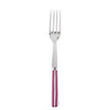 Sabre Paris White Stripe Fuchsia Serving Fork