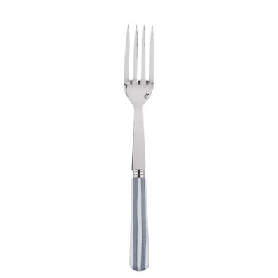 Sabre Paris White Stripe Grey Serving Fork