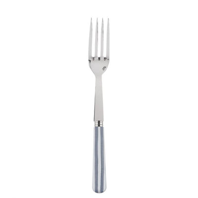 Sabre Paris White Stripe Grey Serving Fork
