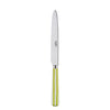 Sabre Paris White Stripe Lime Dinner Knife