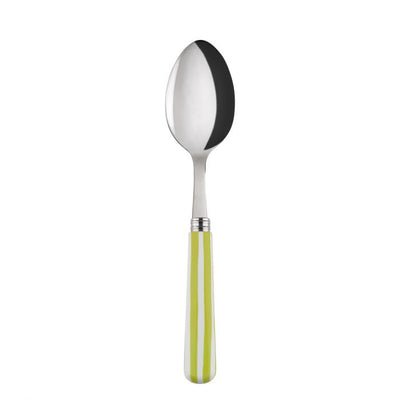 Sabre Paris White Stripe Lime Soup Spoon