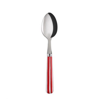 Sabre Paris White Stripe Red Teaspoon