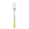 Sabre Paris White Stripe Yellow Serving Fork