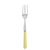 Sabre Paris White Stripe Yellow Serving Fork